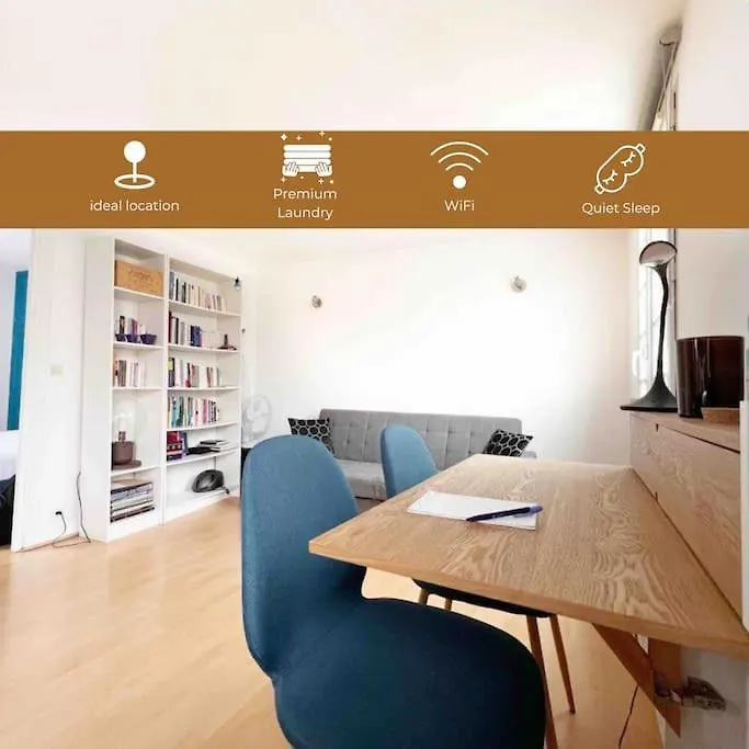 Paris Cozy Flat, Sentier, 2 Guests Apartment